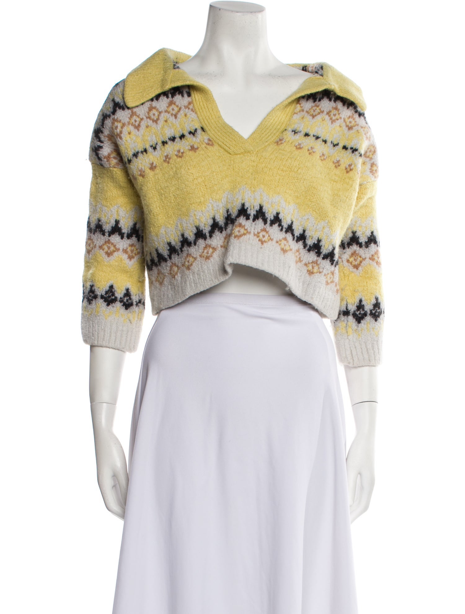 A.L.C. Merino Wool Striped Sweater