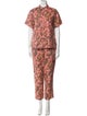 A.L.C. Linen Printed Pant Set