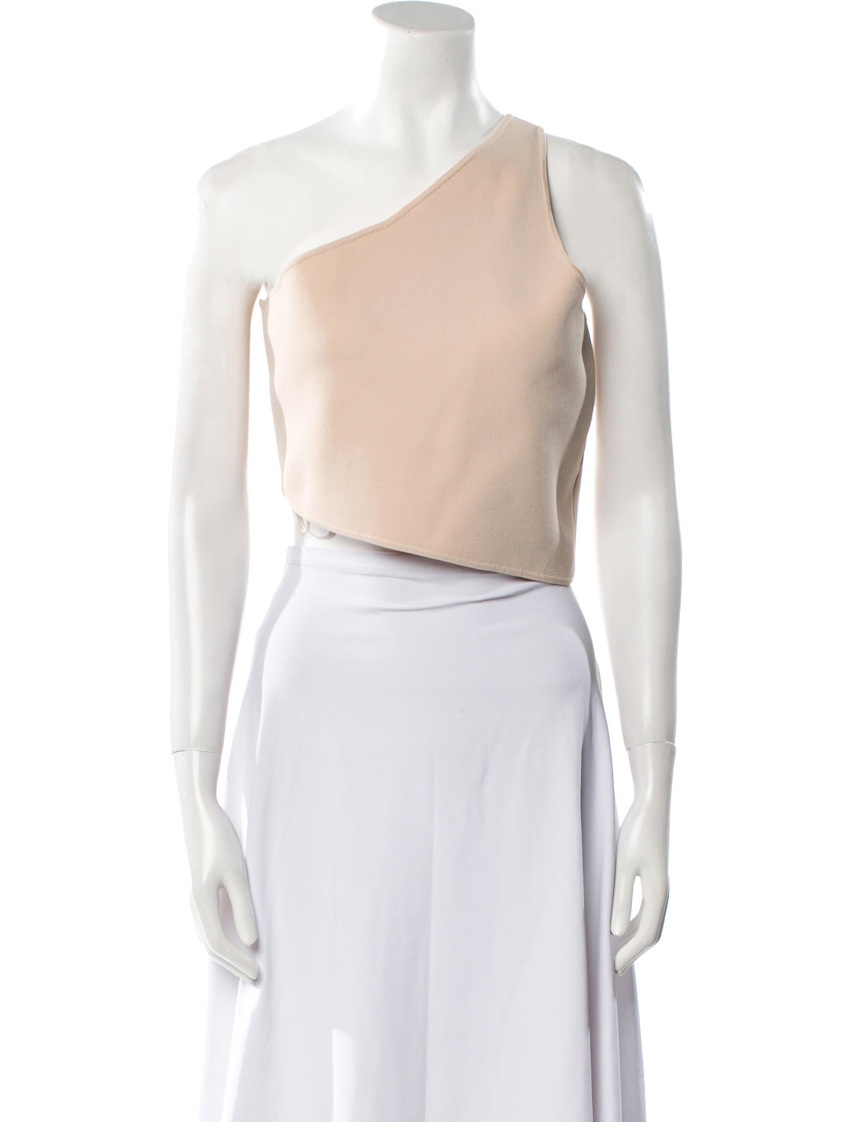 A.L.C. One-Shoulder Sleeveless Crop Top