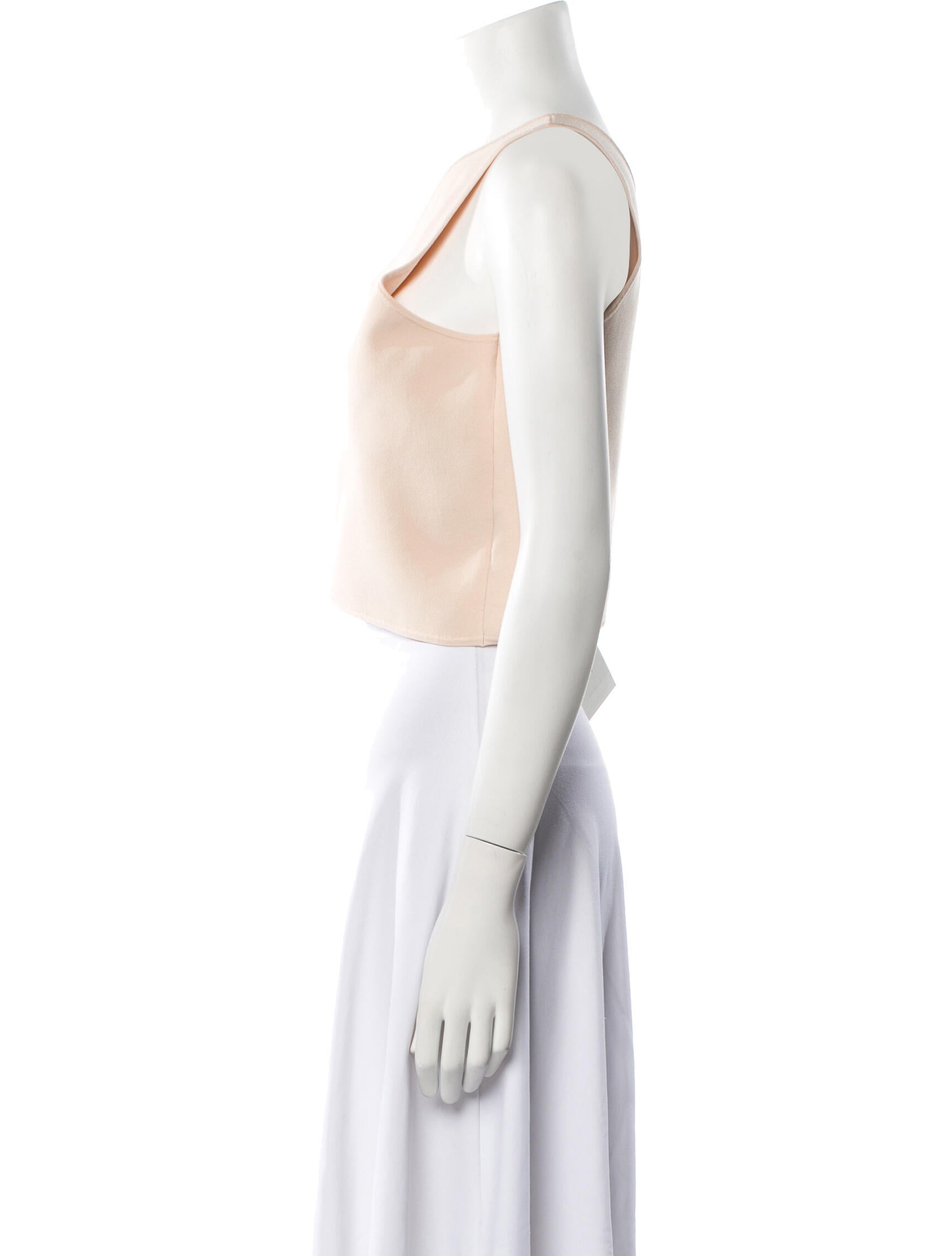A.L.C. One-Shoulder Sleeveless Crop Top