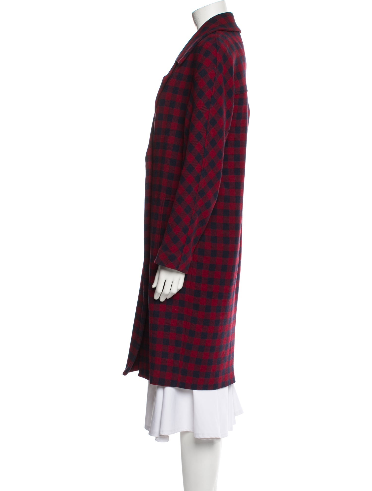 A.L.C. Plaid Print Coat