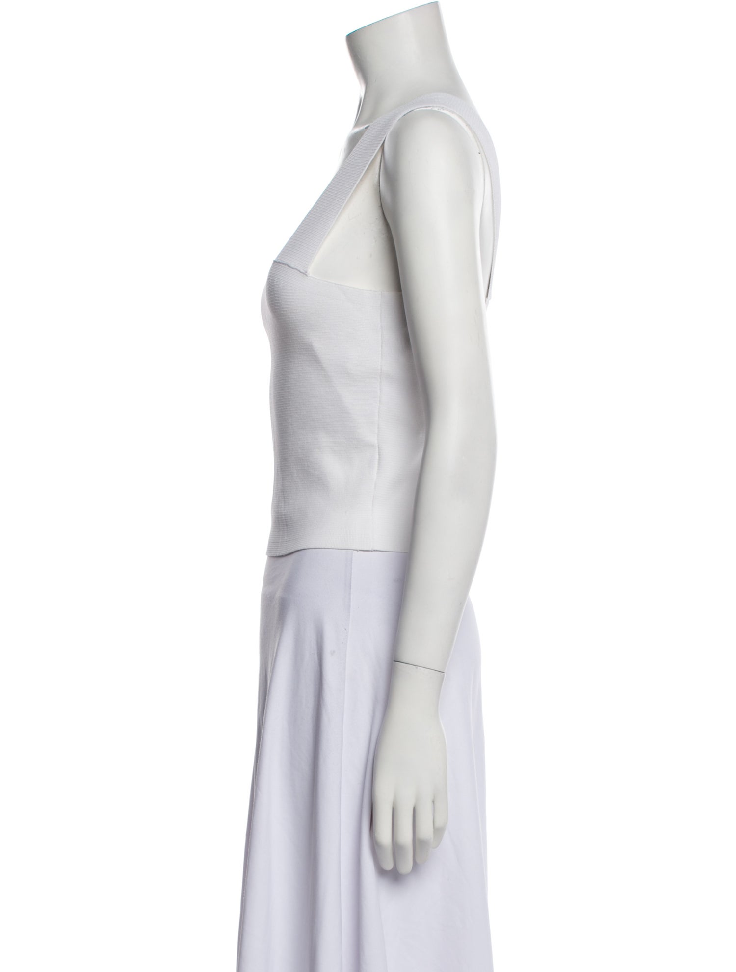 A.L.C. Square Neckline Sleeveless Crop Top