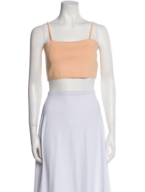 A.L.C. Square Neckline Sleeveless Crop Top