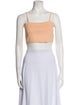 A.L.C. Square Neckline Sleeveless Crop Top