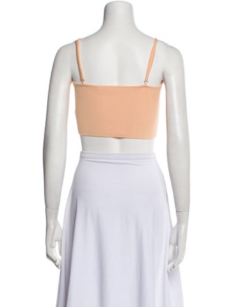 A.L.C. Square Neckline Sleeveless Crop Top