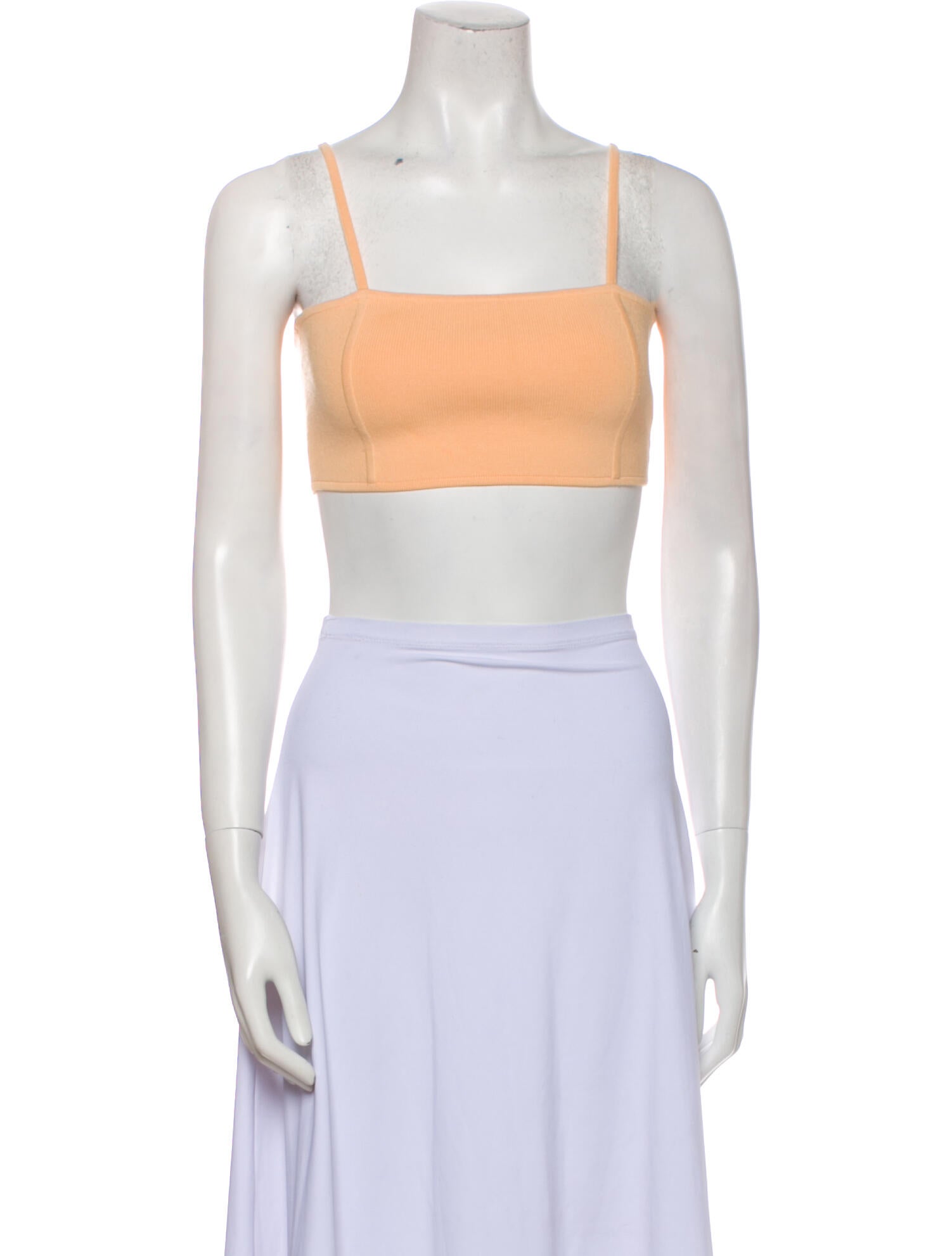 A.L.C. Square Neckline Sleeveless Crop Top