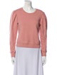 A.L.C. Scoop Neck Long Sleeve Sweatshirt