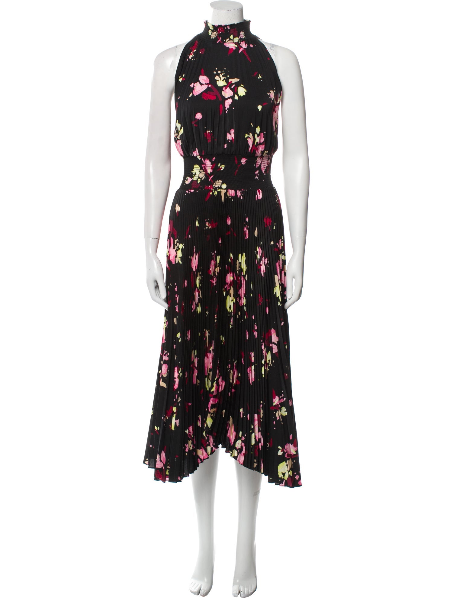 A.L.C. Floral Print Midi Length Dress