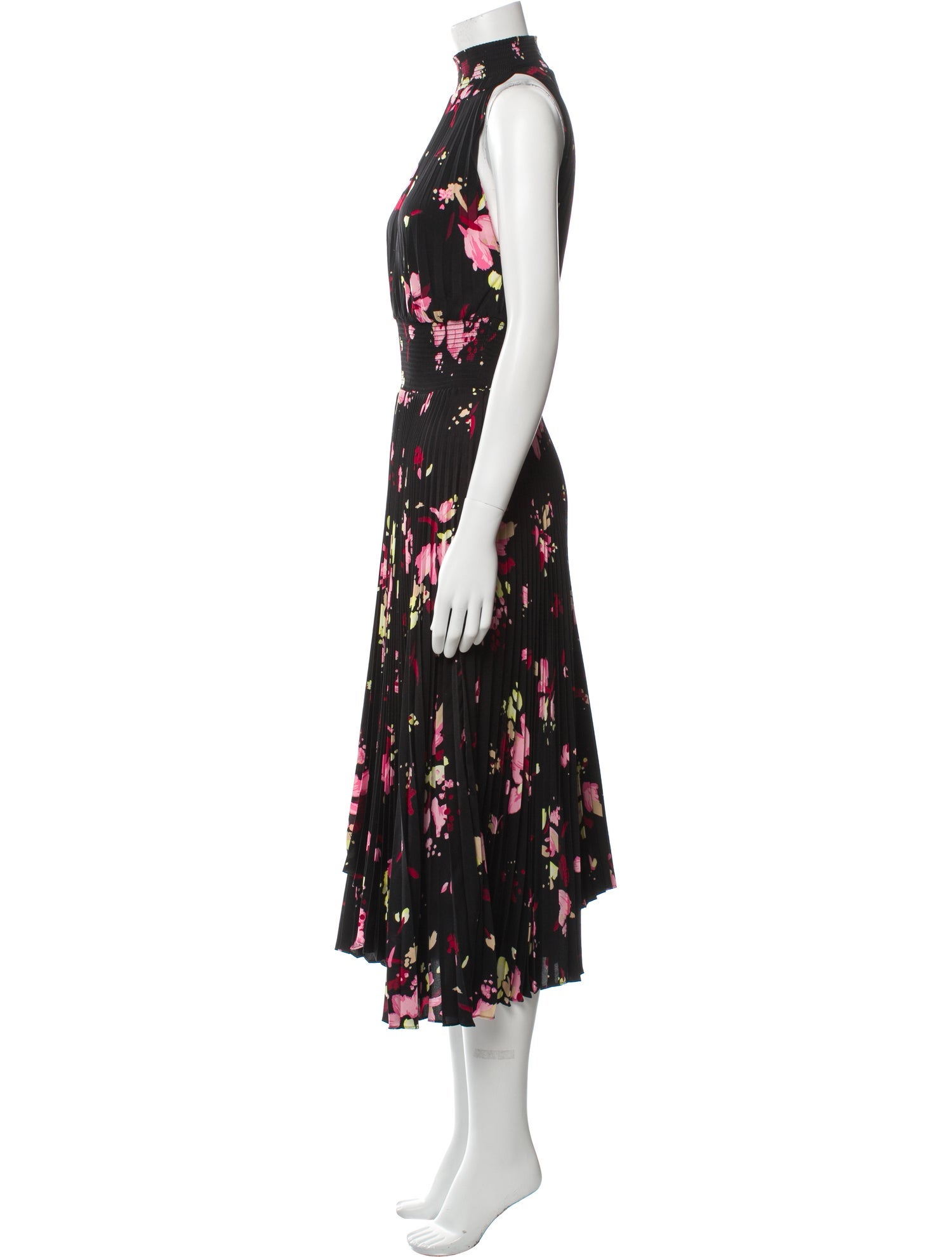 A.L.C. Floral Print Midi Length Dress