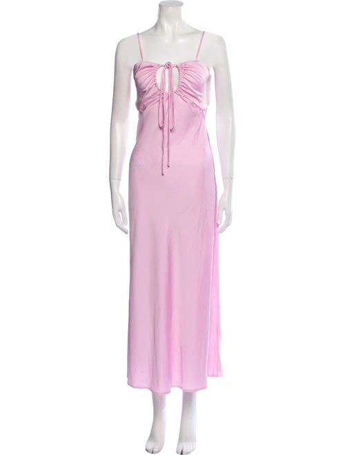 A.L.C. Square Neckline Midi Length Dress