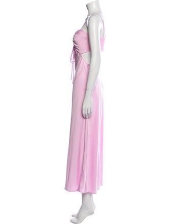 A.L.C. Square Neckline Midi Length Dress