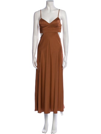 A.L.C. V-Neck Long Dress