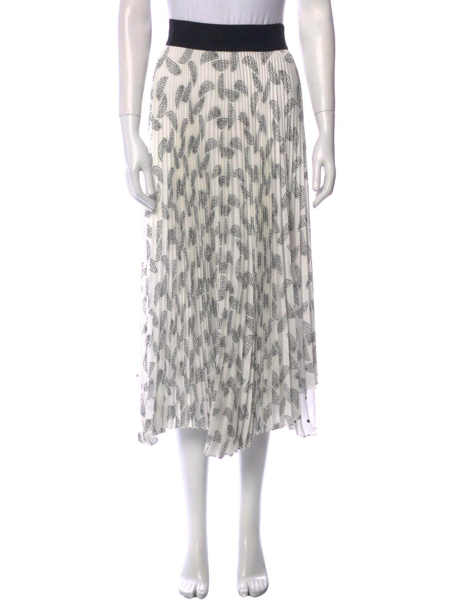 A.L.C. Printed Midi Length Skirt