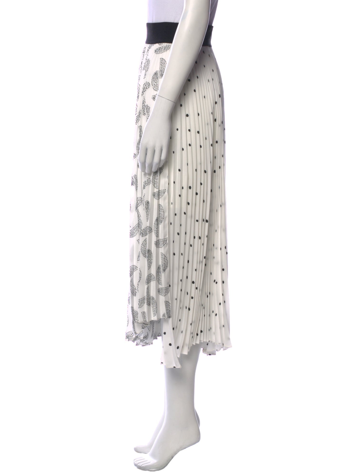 A.L.C. Printed Midi Length Skirt