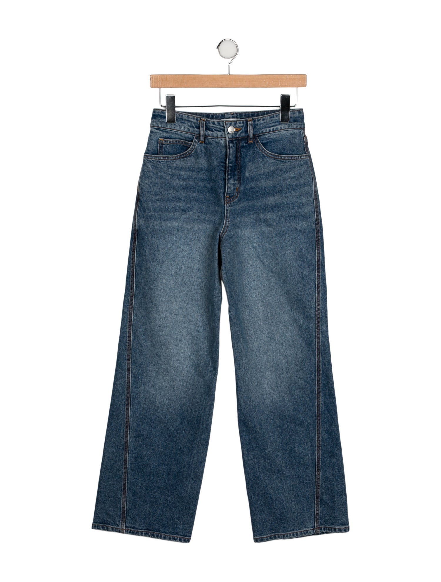 A.L.C. High-Rise Wide Leg Jeans