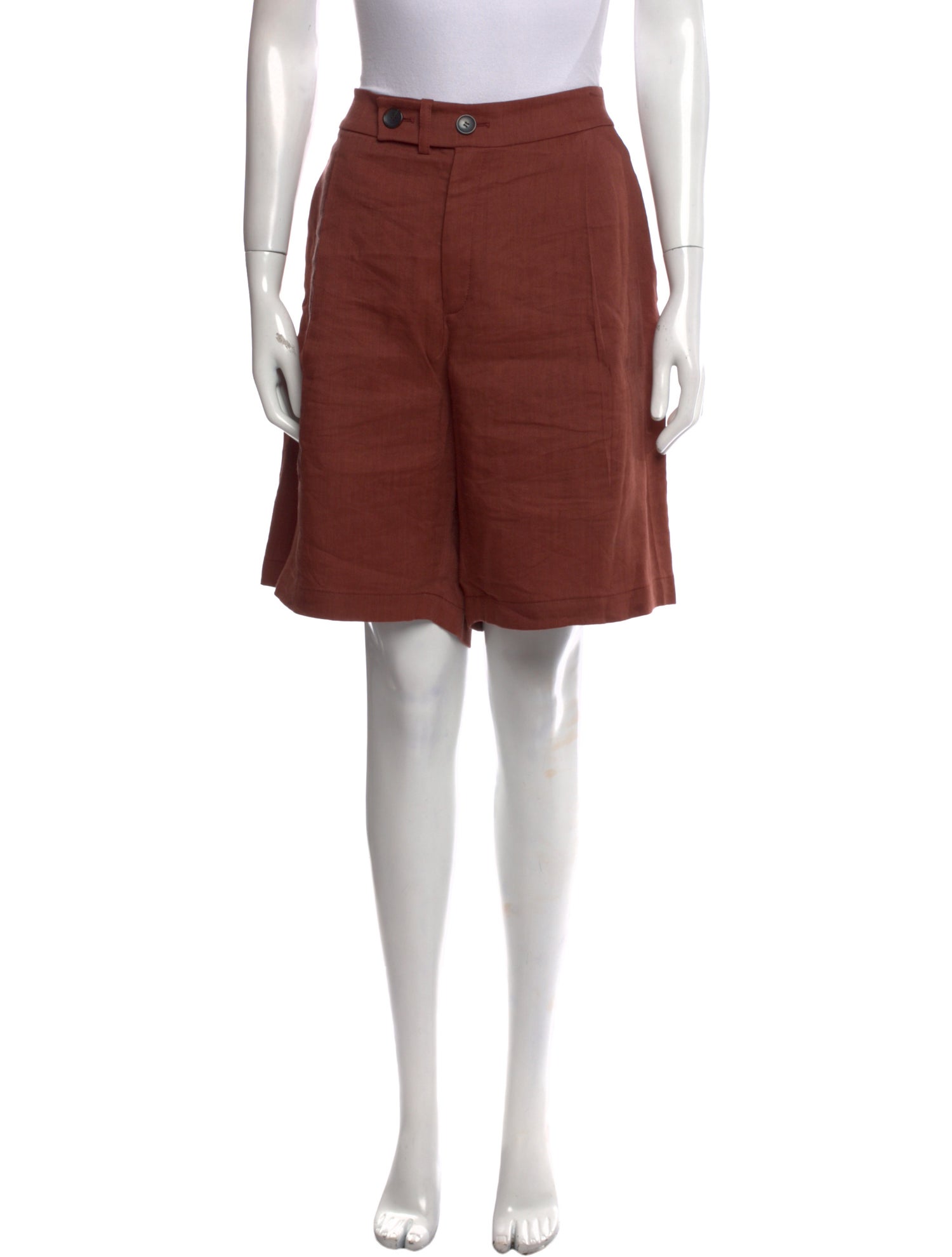 A.L.C. Linen Knee-Length Shorts