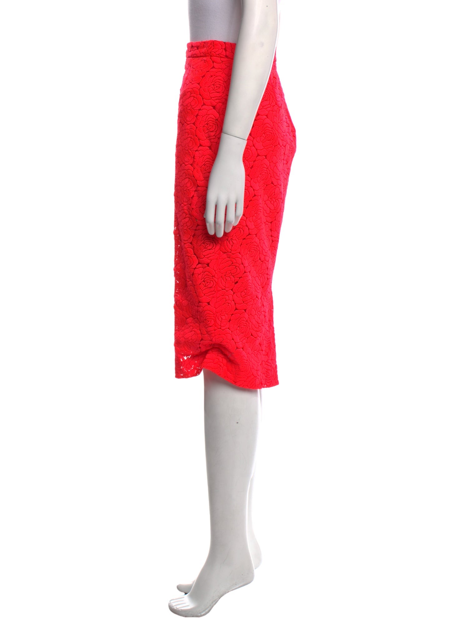 A.L.C. Lace Pattern Knee-Length Skirt