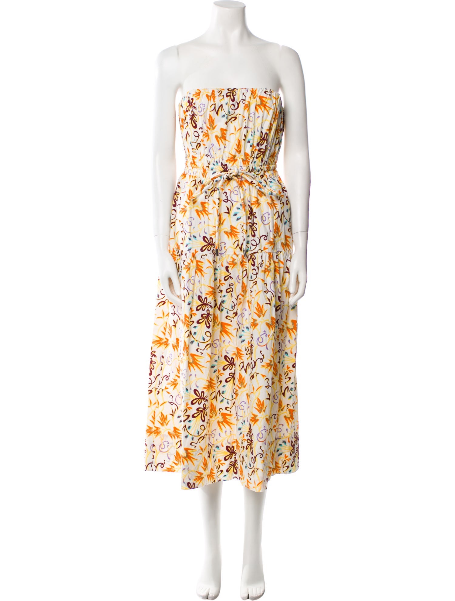 A.L.C. Floral Print Midi Length Dress w/ Tags