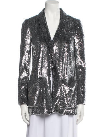 A.l.c. Jackets Sequin Printed Evening Jacket US 0 | XS