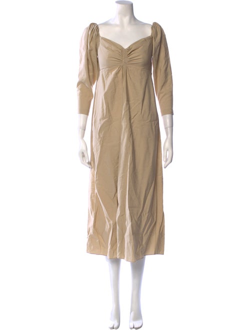 A.L.C. Square Neckline Midi Length Dress