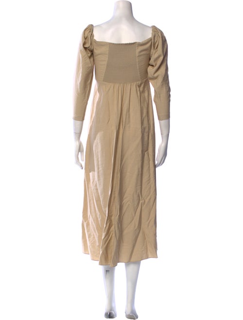 A.L.C. Square Neckline Midi Length Dress