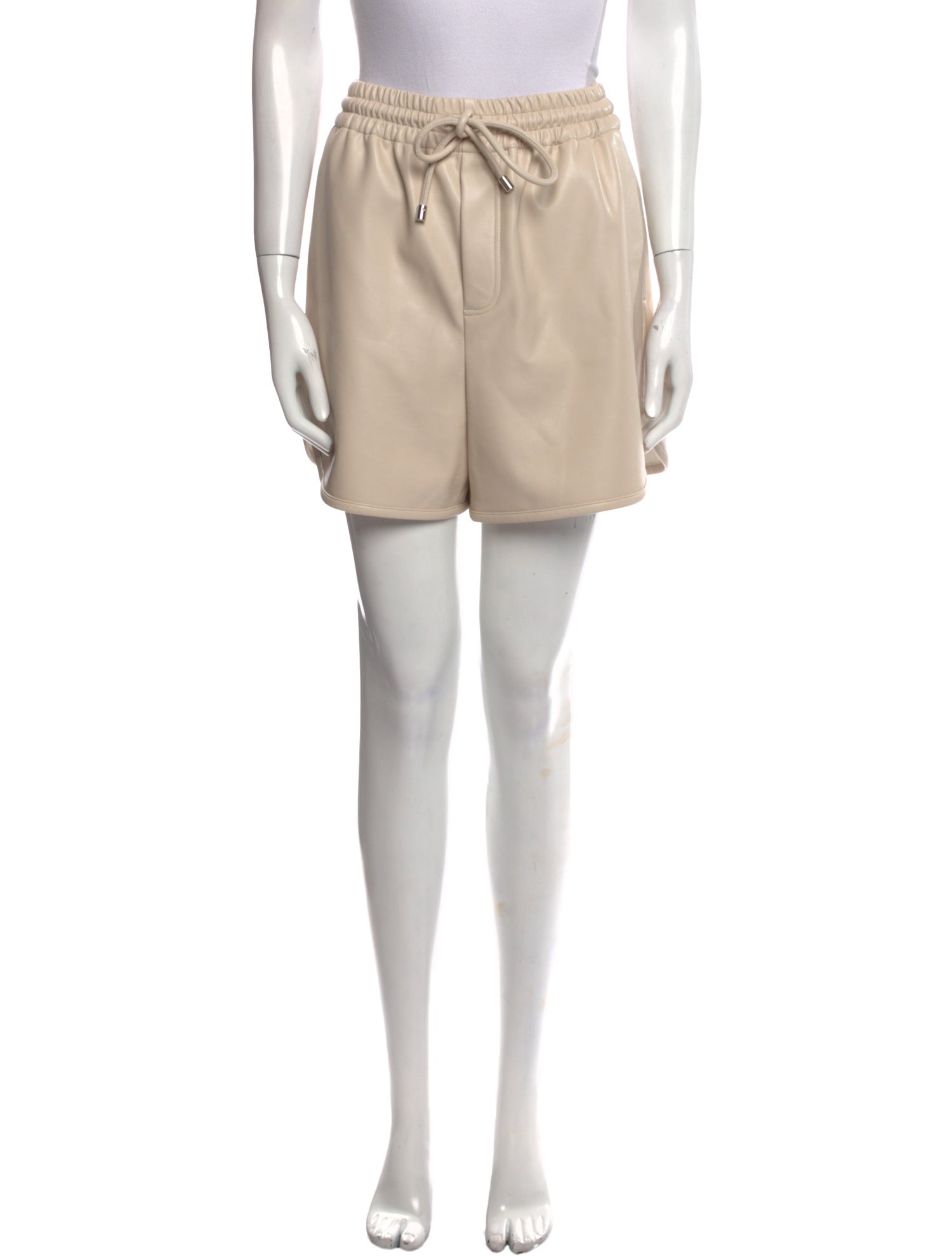 A.L.C. Faux Leather Mini Shorts