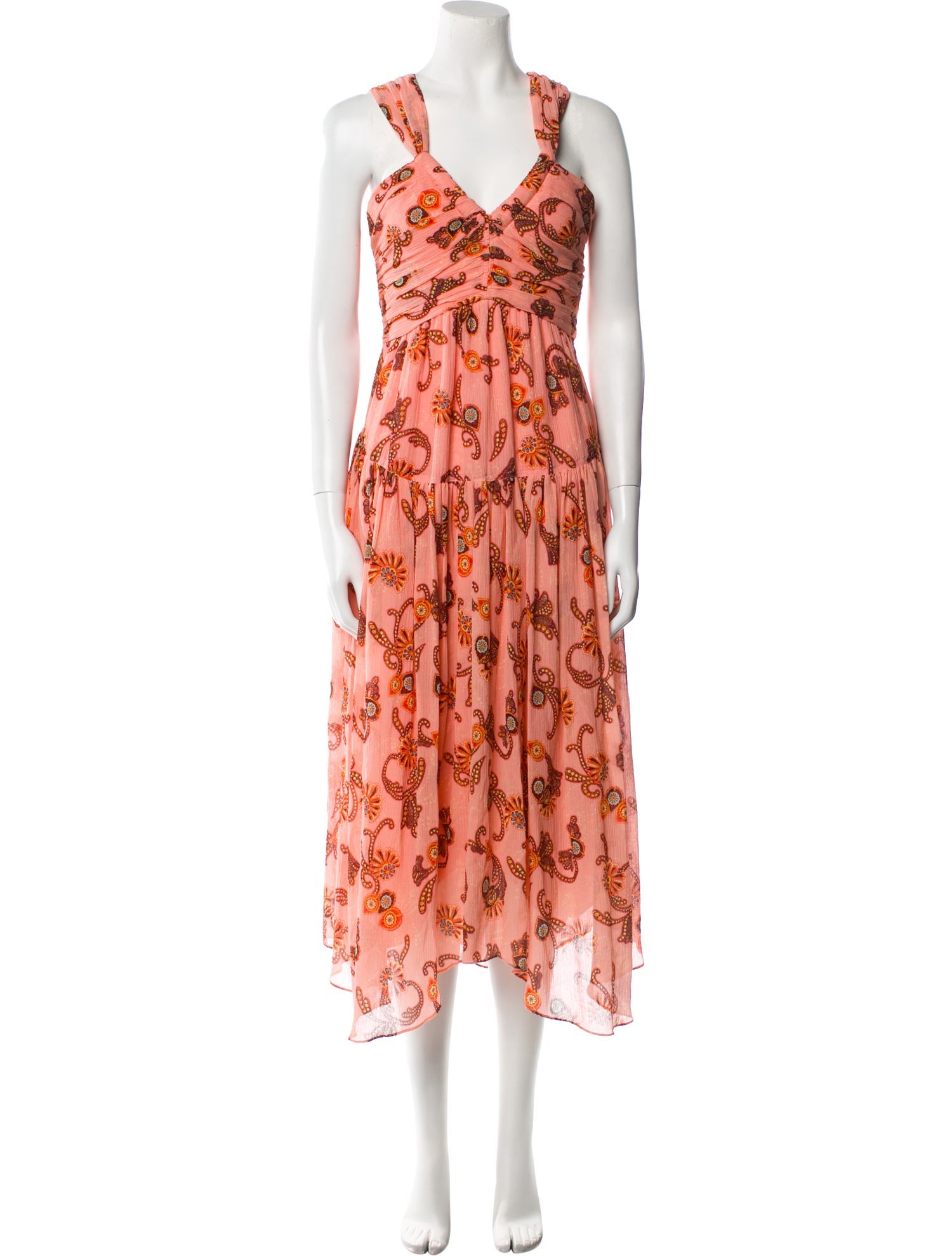 A.L.C. Floral Print Long Dress