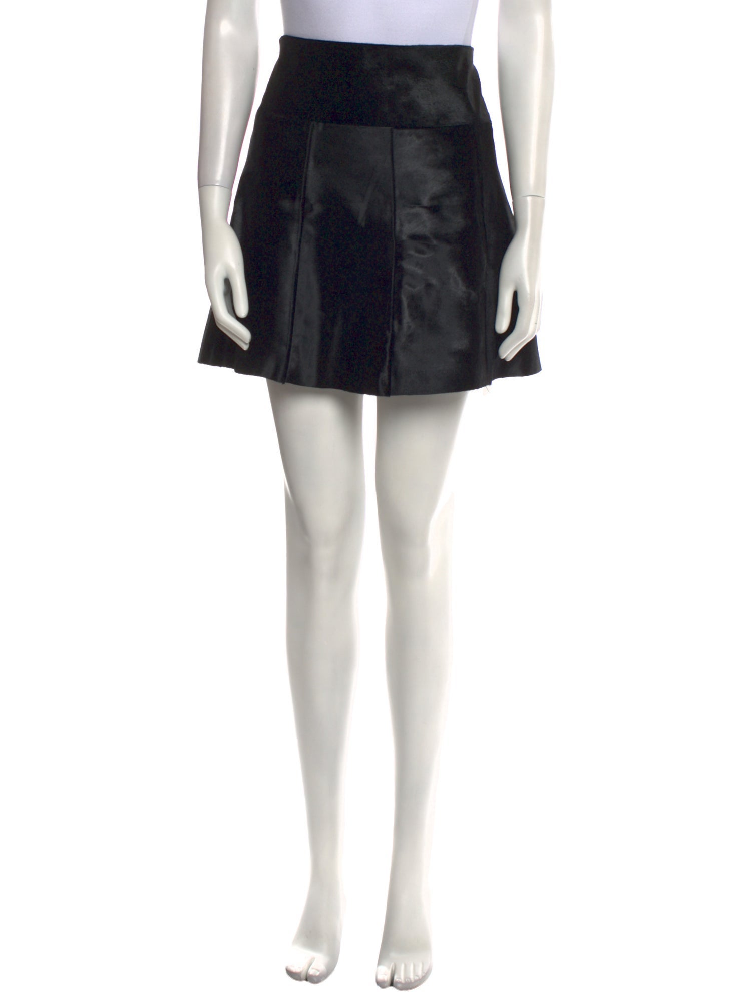 A.L.C. Leather Mini Skirt