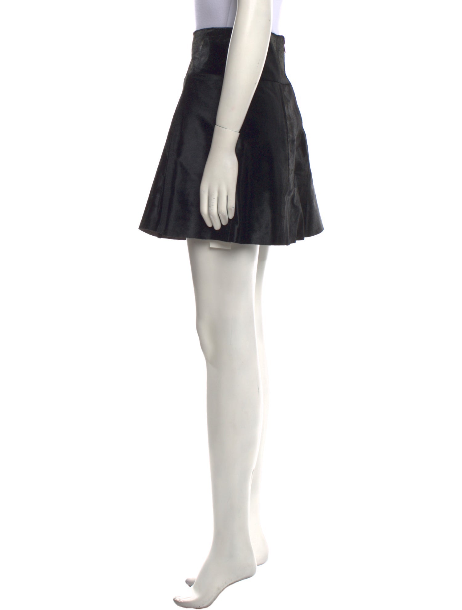 A.L.C. Leather Mini Skirt