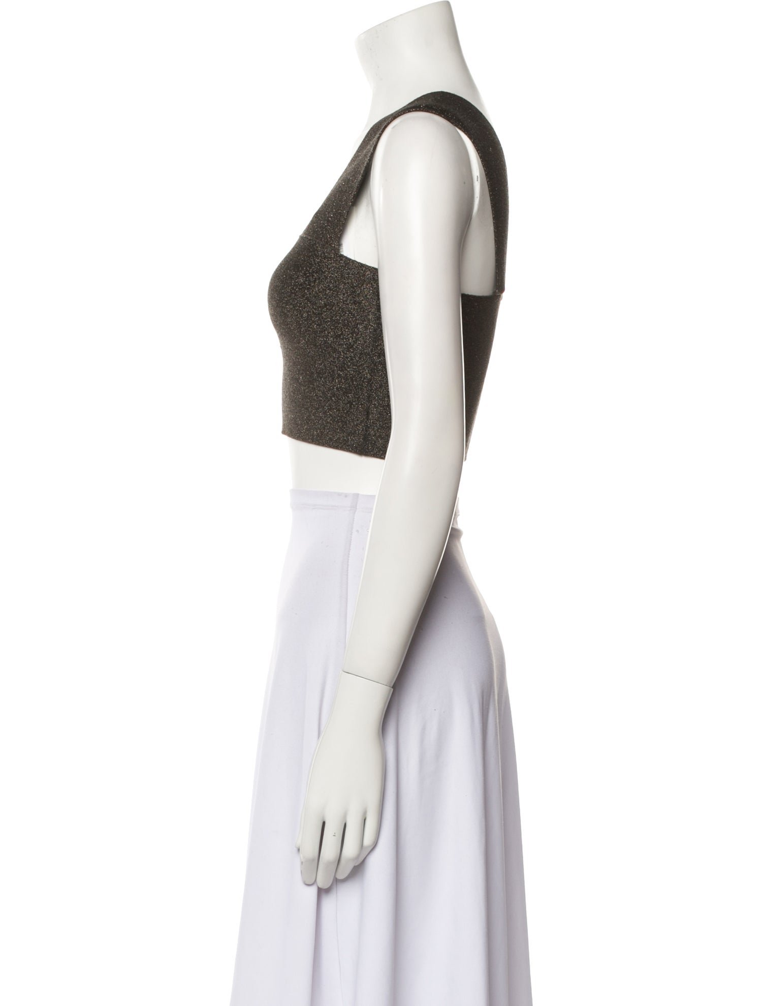 A.L.C. Square Neckline Sleeveless Crop Top