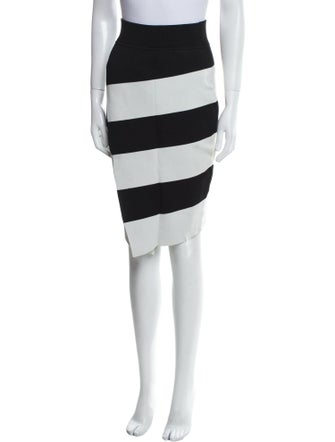 A.L.C. Striped Knee-Length Skirt