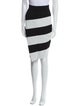 A.L.C. Striped Knee-Length Skirt
