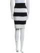 A.L.C. Striped Knee-Length Skirt