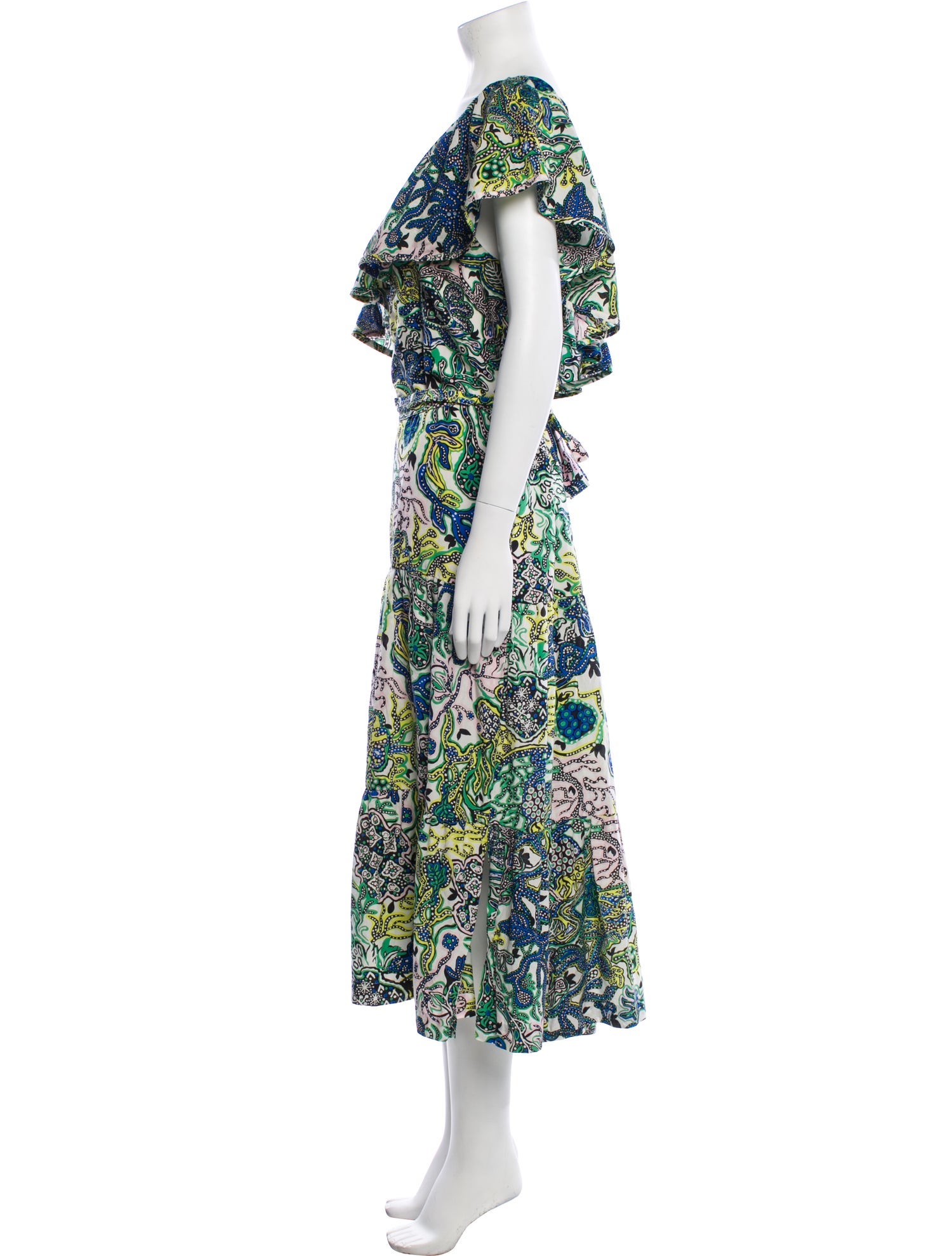 A.L.C. Floral Print Long Dress