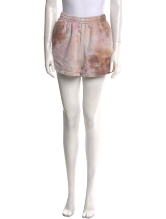 A.L.C. Tie-Dye Print Mini Shorts