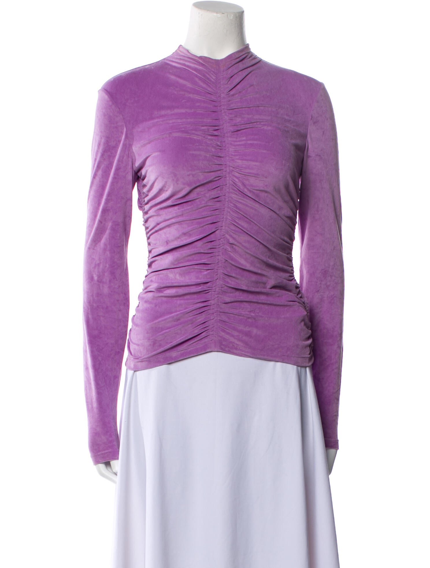 A.L.C. Mock Neck Long Sleeve Top