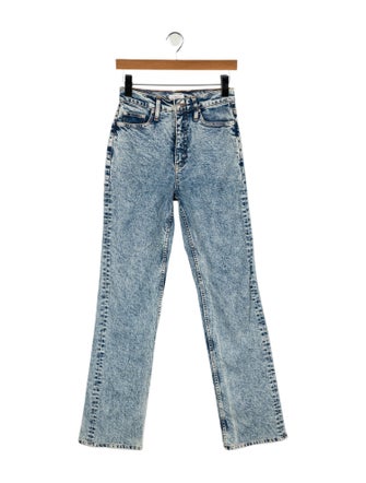 A.L.C. High-Rise Straight Leg Jeans