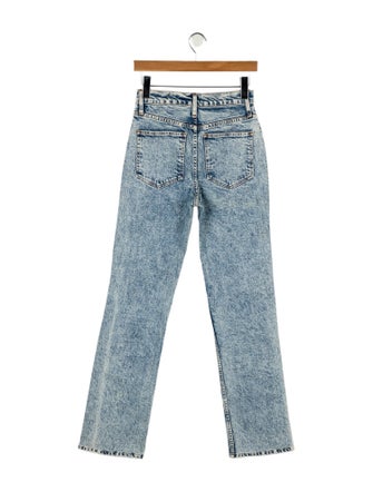 A.L.C. High-Rise Straight Leg Jeans