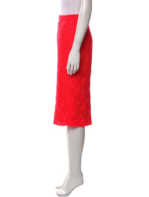 A.L.C. Mesh Accents Knee-Length Skirt