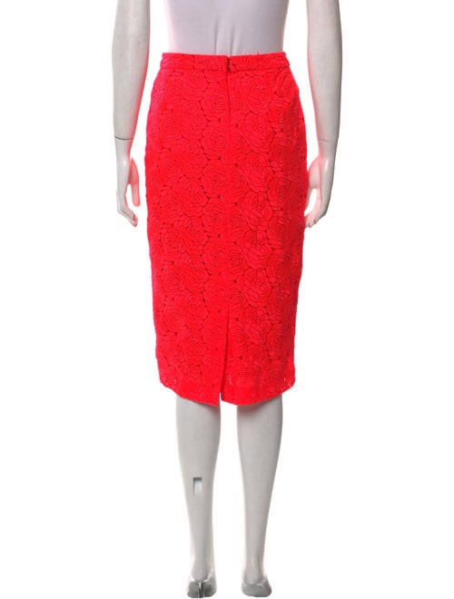 A.L.C. Mesh Accents Knee-Length Skirt