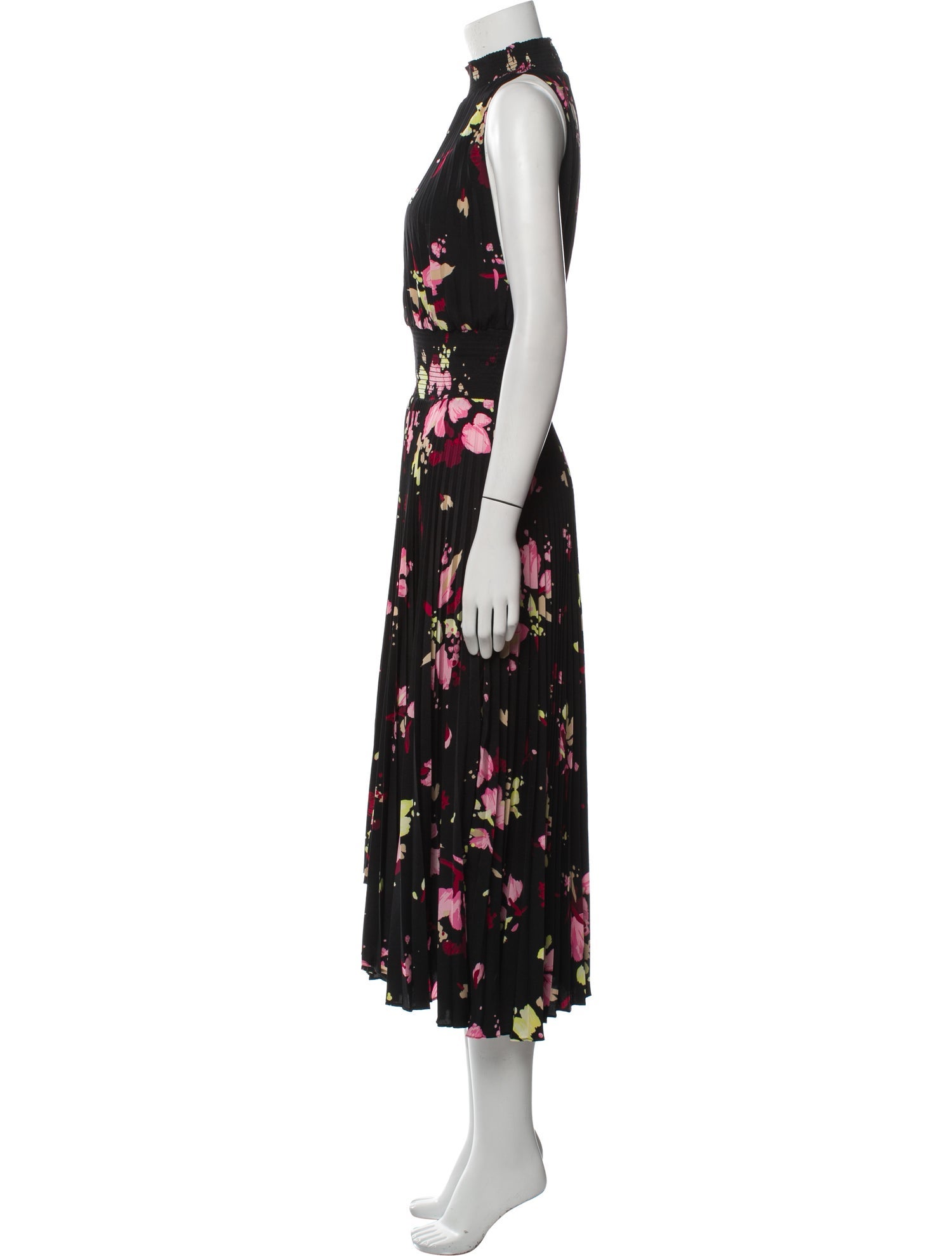 A.L.C. Floral Print Midi Length Dress