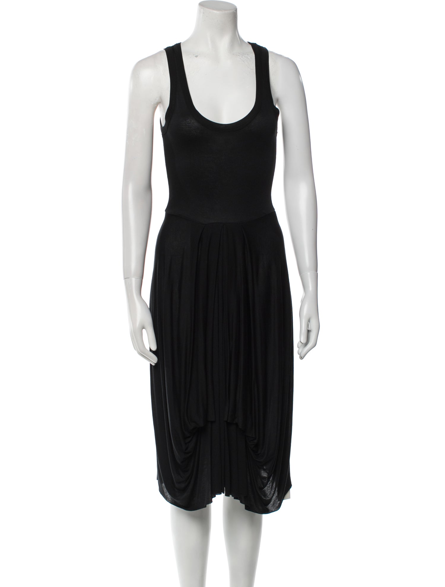 A.L.C. Scoop Neck Midi Length Dress