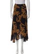 A.L.C. Silk Midi Length Skirt