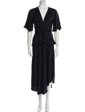 A.L.C. Silk Midi Length Dress
