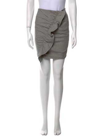 A.L.C. Houndstooth Print Mini Skirt