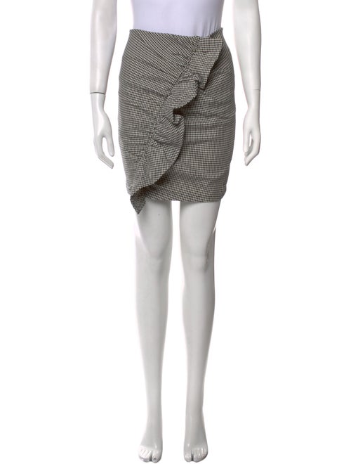 A.L.C. Houndstooth Print Mini Skirt