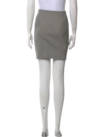 A.L.C. Houndstooth Print Mini Skirt