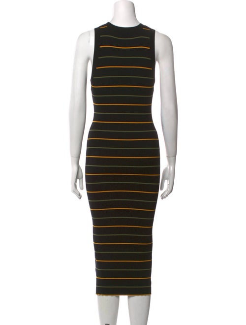 A.L.C. Striped Midi Length Dress