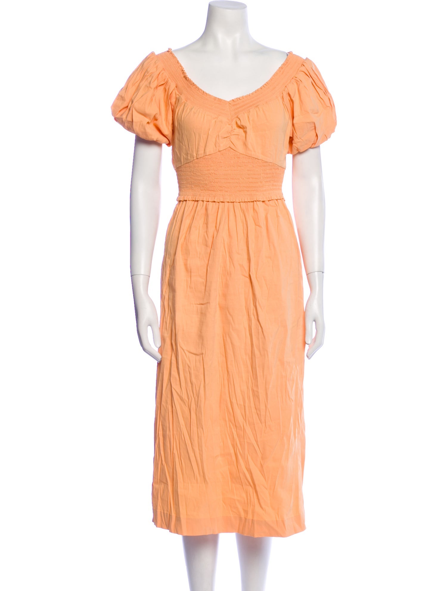 A.L.C. Scoop Neck Midi Length Dress