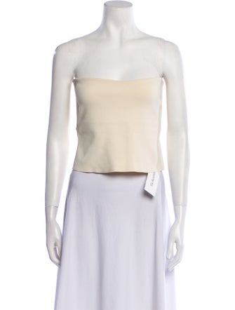 A.L.C. Strapless Crop Top